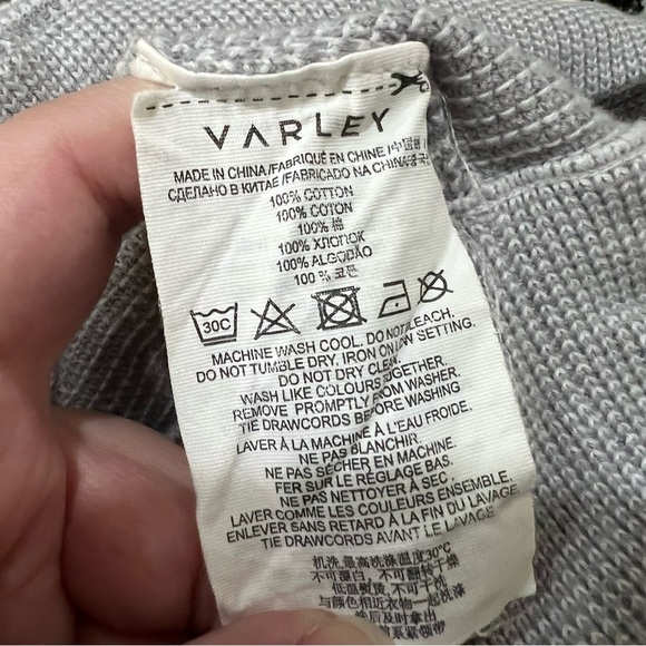 Varley Light Gray Quarter-Zip Sweatshirt - Picture 7 of 7